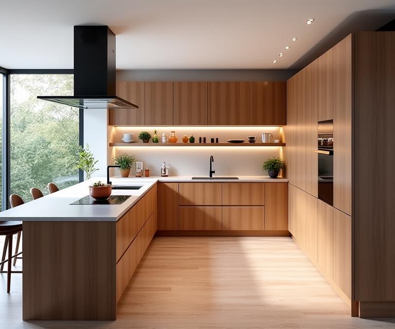 Maatwerk keuken kasten in modern interieur